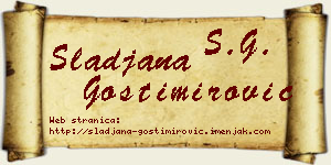 Slađana Gostimirović vizit kartica